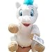 Peluche 25cm Bianco Bambino Pegasus Peluche Giocattolo Morbido Ripieno Bambola Compleanno Regalo di Natale Capodanno