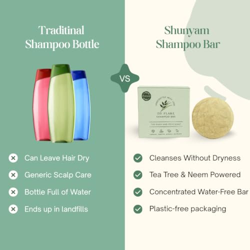 Image of Shunyam De-Flake Anti-Dandruff Shampoo Bar | Pack Of 2