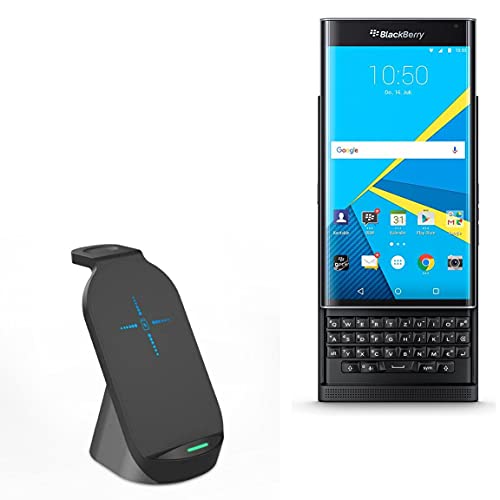 Chargeur Qi sans fil compatible BlackBerry Priv avec support montre et écouteurs 10W