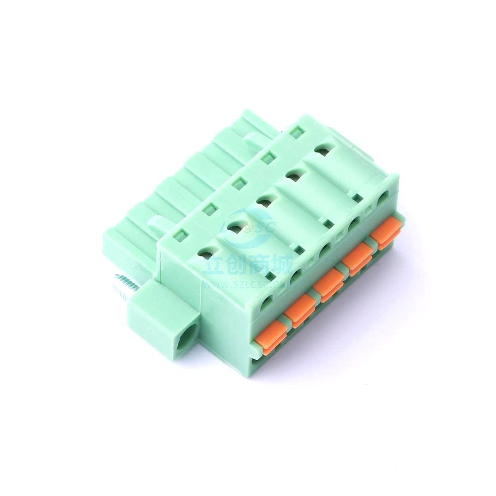 (1 Pcs) 5.08mm -Rows: 1 Pins per Row: 5 Plug-in terminals P=5.08mm Plug 5.08mm KF2EDGKDM-5.08-5P