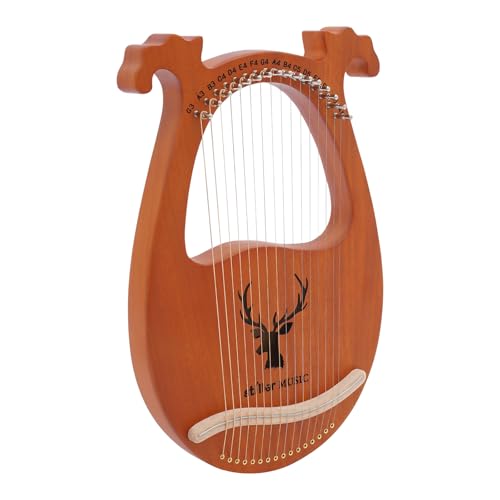 Lyre Harfe instrument Kleine Leierharfe 16 Saiten, Tragbare Leier Harfe im...