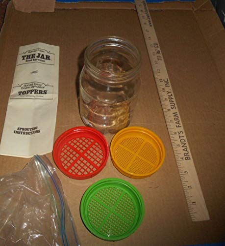 PLAT FIRM Germination Seeds: The jar Seed Sprout-er with Instructions no Seeds. The Seed Sprouting System