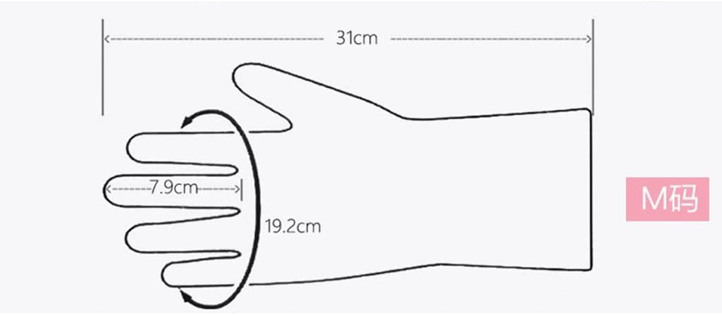 Wash Dishes Household Gloves Kitchen Cleaning Washing Rubber Dishwashing Soft Fit