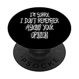 No recuerdo pedir opinión divertida sarcástica PopSockets Agarre y...