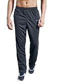 ZENGVEE Men's Sweatpant with Pockets Open Bottom Athletic Pants for Jogging, Workout, Gym, Running,