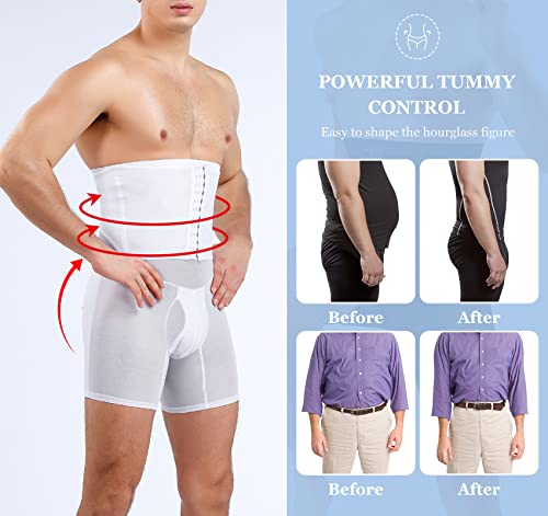 Aieoe Compression Briefs For Men Stomach Slimming Body Shaper High Waist Slimming Shapewear For Tummy Control #TOP4