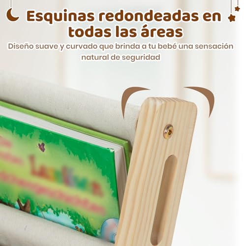 Variante de COSYLAND libreria montessori Natural Grande 6 niveles 63×30×76 cm