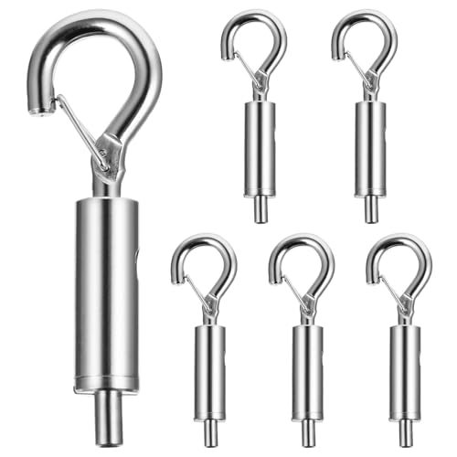 6 Pack de Tensores Gancho y Ojal para Tensión de Cable de Alambre, Cobre miniatura 1
