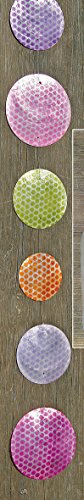 Bloominghome Capiz-Girlande Perlmutt bunt 180 cm Windspiel gepunktet Cover