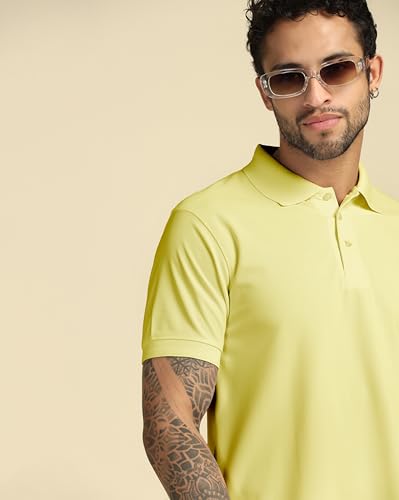 Image of VastraVibes Men's Polo Regular Fit T-Shirt