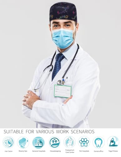 Image of Kousenpu Scrub Caps for Men, Adjustable Surgical Cap, Breathable Medical Hat for Doctors, Nurses & Healthcare Professionals