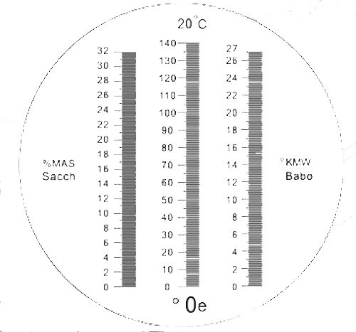 Sinotech Hand Held Wine Oe 0-32%mas Refractometer Rhb-32satc