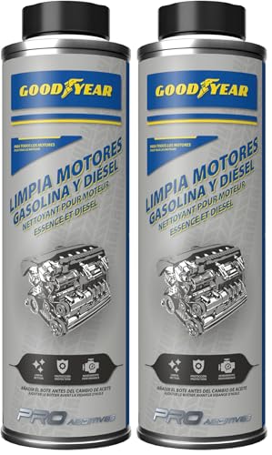 Nettoyant pour moteurs essence diesel Goodyear élimine les boues d'huile Engine Flush Pro
