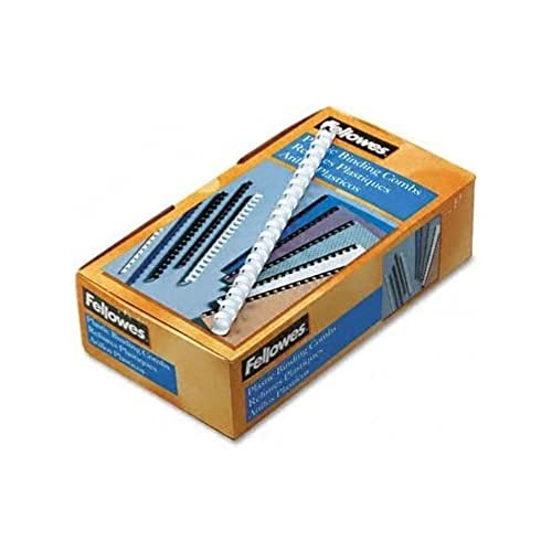 Fellowes 6200201 - Accesorio para encuadernado, 100 unidades, 8 mm, color blanco