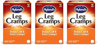 Hyland's Relax Calf and Foot Cramps, 100 Tablets each (Value Pack of 3)