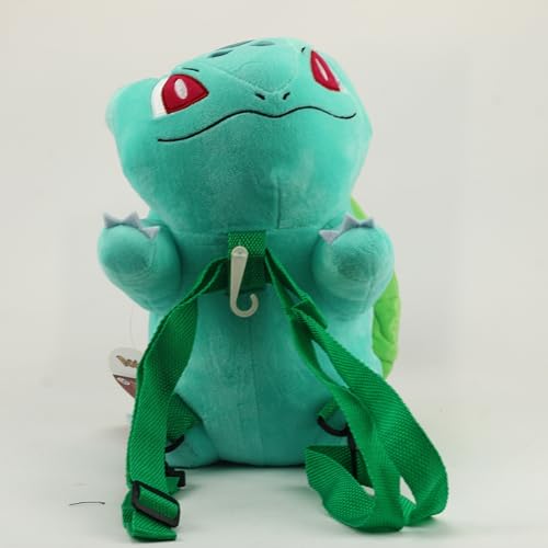 CYP Brand Pokemon MC-113-PK 35cm Bulbasaur Plüsch Rucksack, Schwarz