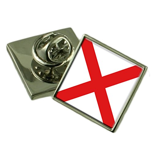 Insignia de solapa Alabama y cuadro grabado de alta precisi&oacute;n y acabado pulido