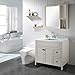 PARLOS Swivel Spout 2-Handle Brushed Nickel Bathroom Sink Faucet with Metal Pop-up Drain and Faucet Supply Lines, Demeter 13627