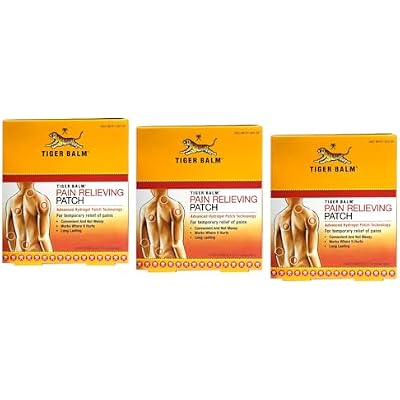 Tiger Balm Patch 5 Ct. each Pack of 3 PT 3927832200