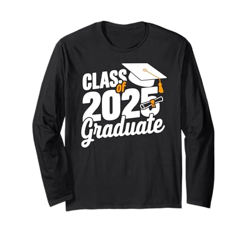 Graduado de la clase 2025 Graduado 2025 Manga Larga