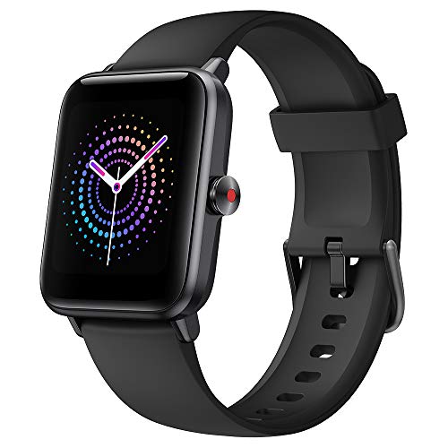 ブリシア スマートウォッチ 5ATMの防水 水深50M防水 活動量計 天気予報 ins/Line/Twitter/Eメール/着信通知 音楽再生 多種類文字盤 iphone Android対応 GT01J (ブラック)