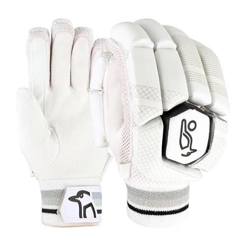 Kookaburra Ghost 6.1 Batting Gloves - Adult Right Hand White