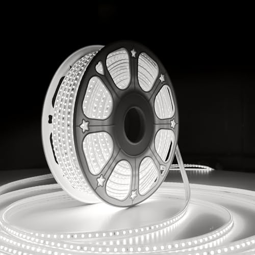 Image of Forus LED Rope Light 4 Meter Outdoor Waterproof Decorative Cove Lights for Ceiling, Balcony, Home Decor, Interior Decoration, Flexible Profile Light for Diwali, Christmas - White