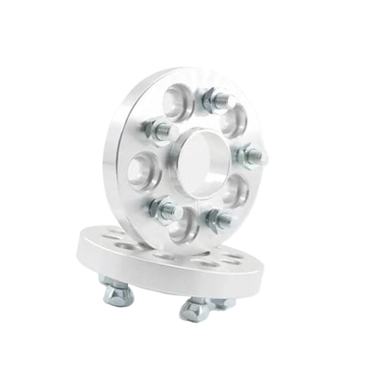 Dystanse 2 szt. Dystanse kół Adaptery Aluminium PCD 5x108 do 5x112 CB 63,4 do 57,1 Grubość 20mm Szpilki 12x1,5 Felgi samochodowe Akcesoria Centryczne dystanse kół Adaptery dystansowe kół centro