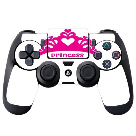Princess Crown Pink Tiara Vinyl Decal Sticker Skin by Moonlight Printing for PS4 DualShock4 Controller Princess Crown Pink Tiara Vinyl Decal Sticker Skin by Moonlight Printing for PS4 DualShock4 Controller