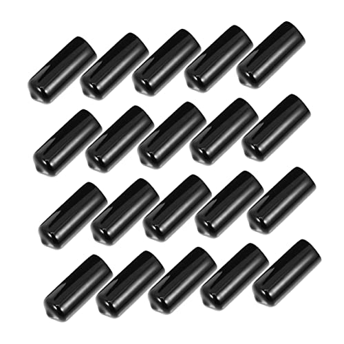 Toddmomy Static Resistance Billiards Cues Stick Protection Cap 20pcs Mini Cue Covers for Cue Tip Safety