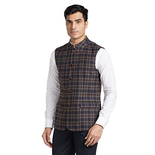 Image of Park Avenue Dark Blue Waistcoat