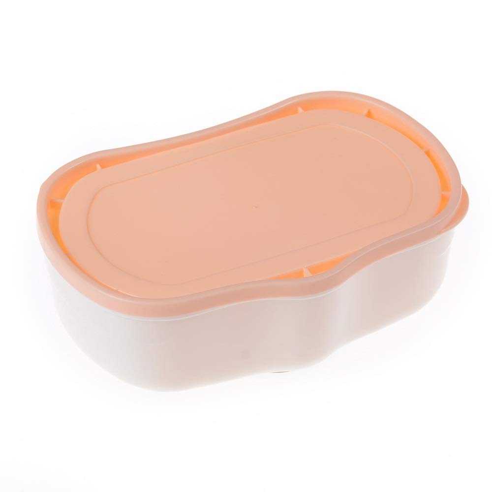 Porta Salviette Umide Sundatebe - Scatola In Plastica Con Coperchio, Blu, 19.5x12x7.5 Cm, Per Auto O Casa - Foto 2