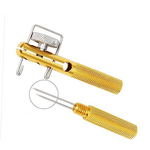ifundom 2pcs Metal Fishing Line String Knotter for Fly Knot Tying Tool Fishing Hook Setter Line Tyer Portable Hook Tool