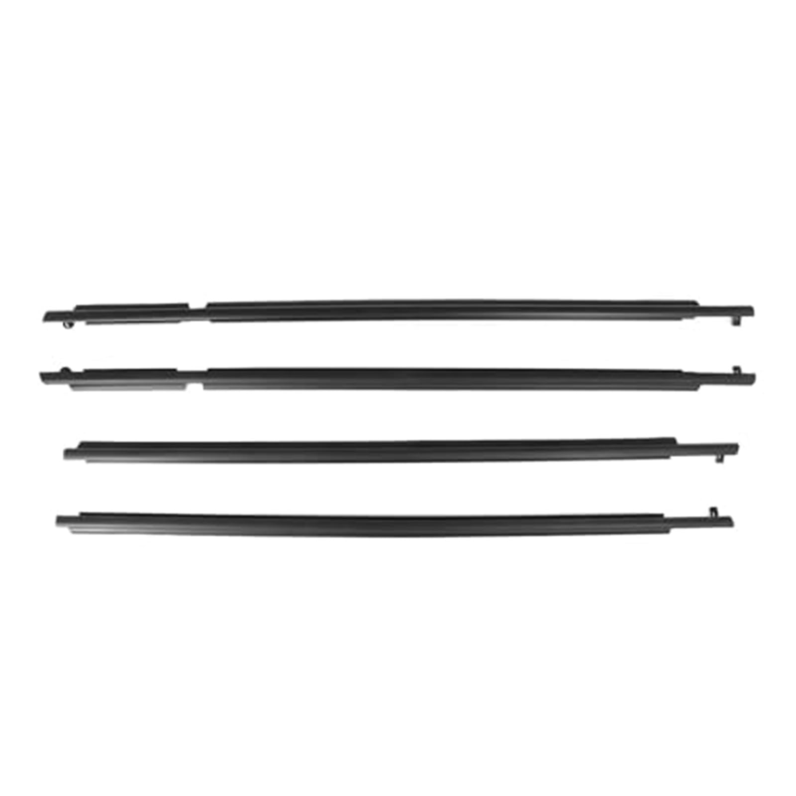 4 piezas de burletes for puertas y ventanas laterales de coche, burlete for puerta lateral de coche, burlete a prueba de lluvia, for Toyota, for RAV4, 2006 2007 2008 Junta de ventana lateral de