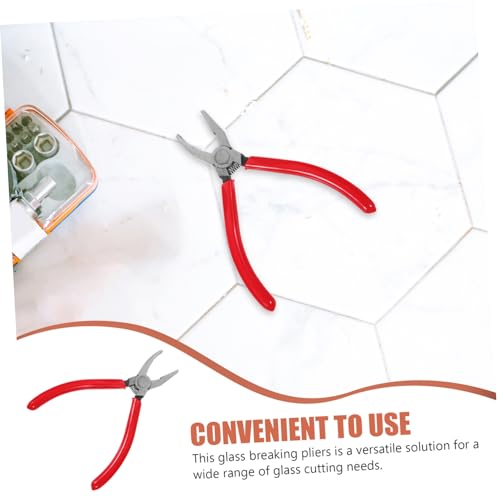 Alicates rompevidrios de acero resistente y punta curva para separar mosaicos 4