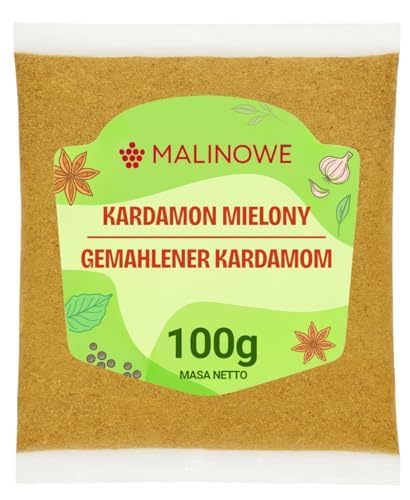 Malinowe KARDAMON MIELONY 100g Aromatyczny Intensywny Premium