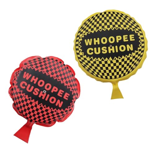 Eclovane 2 PCS Whoopee Cushion for Kids – Classic Prank Toy, Fart Sound Joke Gag, Durable Reusable Rubber Whoopie Cushion, Funny Party Favor for Birthday, Halloween, and April Fools Fun