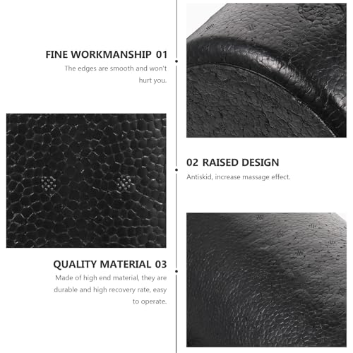 Rodillo de espuma EPP Solid Fitness de 15 x 45 cm para músculos y masajes, rodillo de ejercicio para espalda, cuello, brazos y pantorrillas, herramienta resistente para ejercicio y fisioterapia miniatura 6