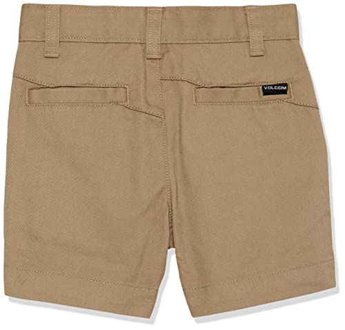 Short chino V Monty Volcom en coton kaki taille 36