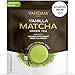 VAHDAM, Vanilla + Matcha Green Tea Powder - Brew Delicious Vanilla Matcha Latte | Powerful SUPERFOODS Blend | Japanese Matcha Powder with 100% Natural Vanilla | 137x Anti-OXIDANTS, 1.76oz (25 Cups)