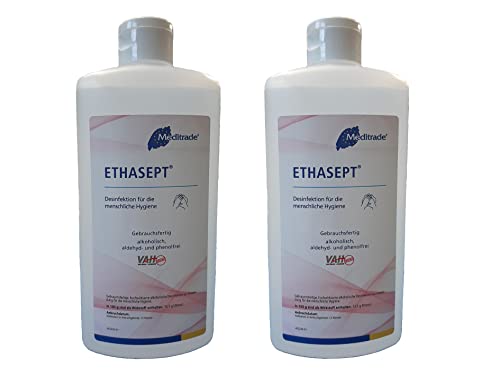Händedesinfektion | Meditrade Ethasept | Hand Desinfektion | 2 x 500 ml Flasche