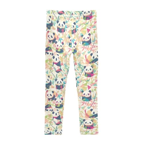 KLL Baby Panda Bear Face Little Girls Legging Casual Full Length Yoga Pants Running2