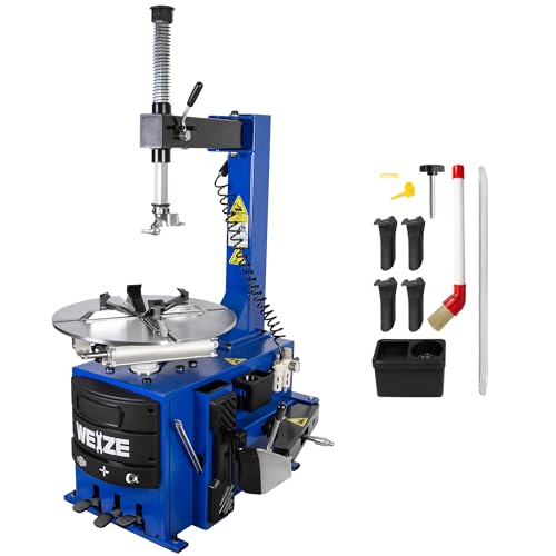 WEIZE 2.0HP Tire Changer Wheel Changing Machine Rim Clamp Style