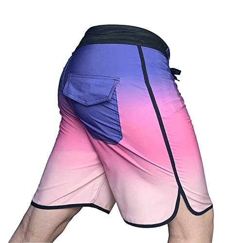 Short de natation pour hommes élastique et léger avec cordon de serrage robuste