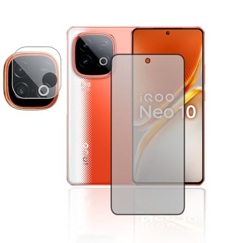 Image of Flexible Matte Gaming Screen Guard with 9H Camera lens protector Compatible with iQOO Neo 10 | Anti-Glare Anti-Fingerprint Screen Protector | Ultra-Smooth Touch (Not Tempered Glass)