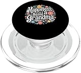 Photo Gallery happiness is being a grandma graphic tee - maglietta da donna con motivo floreale popsockets popgrip per magsafe Photo Gallery happiness is being a grandma graphic tee - maglietta da donna con motivo floreale popsockets popgrip per magsafe