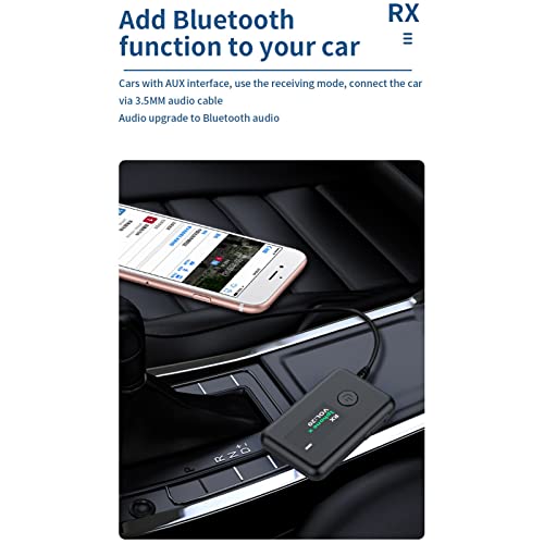Transmissor Blue Tooth para TV - Transmissor Blue Tooth 2 em 1 para carro,Ruído Inteligente para Car