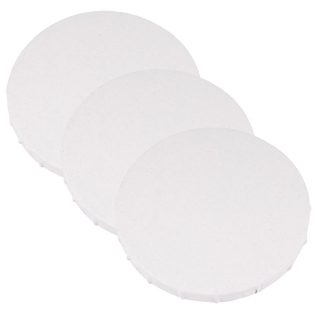 3pcs Round Artist Canvas Frame Blank Painting Boards Mini pittura a olio Board Drawing Supplies