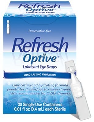Refresh Optive Preservative-free Lubricant Eye Drops 30 Ea (Pack of 3)