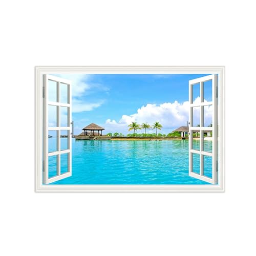 Tableau sur toile paysage marin sans cadre toile moderne 16x24in